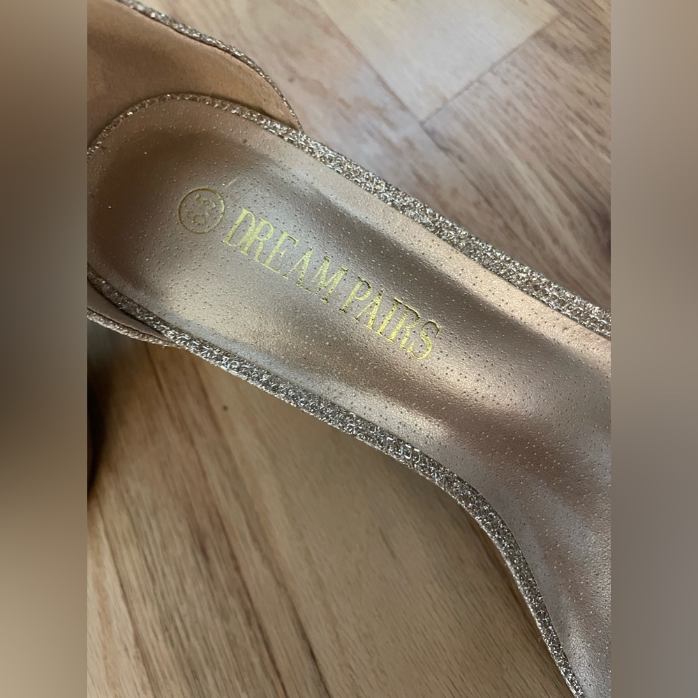 Gold heels